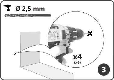 A3 - Rullo sieta uzstādīšana